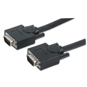 Cable Manhattan HD15 M-M para Monitor SVGA 7.5m Color Negro