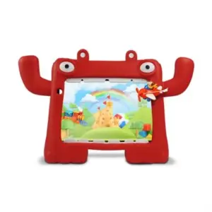 Tableta Vorago 8" PAD-8-KIDS Quadcore 64GB Ram 4GB 2MP/5MP Android 13 Funda Roja