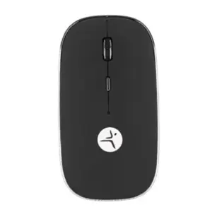Mouse TechZone Recargable Negro con Nano Receptor Tipo C y Usb a Mouse Pad Incluido