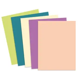 Papel Cortado Eurocolors Carta Colores Arcoiris Candy Paquete C/100