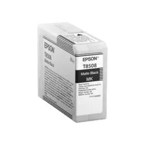 Tinta Epson SC-P800 80ml Color Negro Mate