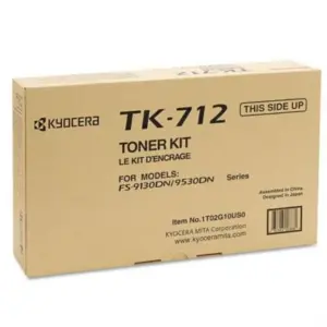 Tóner Kyocera TK-712 40K Páginas Compatible FS-9130DN/9530DN Color Negro