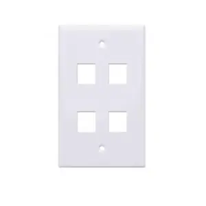 Tapa Intellinet para Caja 4 Perforaciones Color Blanco