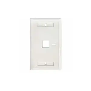 Tapa Intellinet para Caja 1 Perforación Etiqueta Color Blanco