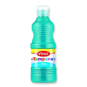 Pintura tempera vinci 473 ml azul turquesa