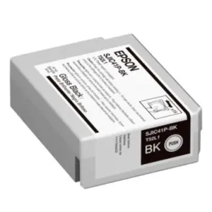 Tinta Epson SJIC41P-BK para ColorWorks C4000 Color Negro Brillante