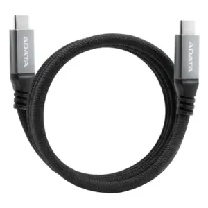 Cable Magnético Adata Usb-C Adopta El Usb 3.2 Gen2 Estandar Velocidad De Transferencia De Datos De 10 Gbps Color Negro
