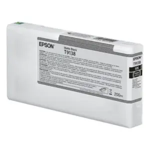 Tinta Epson UltraChrome HD 200Ml Color Negro Mate