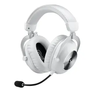 Audifonos Diadema Inalámbricos Logitech Pro X 2 Lightspeed Micrófono Desmontable Blanco