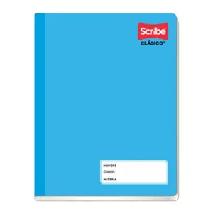 CUADERNO SCRIBE FRANCES DOBLE RAYAS 100 HJS pasta semirigida