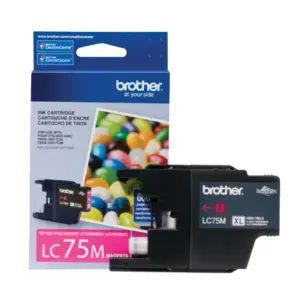 Tinta Brother LC75M Rendimiento 600 Páginas MFCJ6710 Color Magenta
