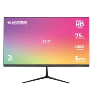 Monitor Acteck 23.8" Led Captive Vivid SP240 FHD Resolución 1920x1080 Panel IPS