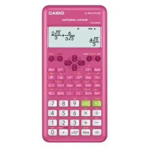 Calculadora Cientifica Casio mas de 250 funciones FX-82LAPLUS2 para primaria y secundaria azul 4 lineas VPAM