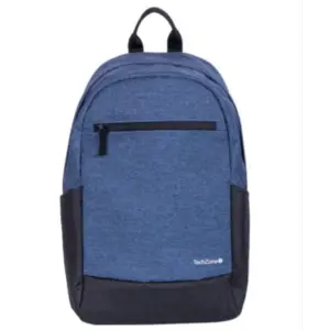 Mochila TechZone Easy Lite Blue con Compartimiento para Laptop de 15.6" Azul