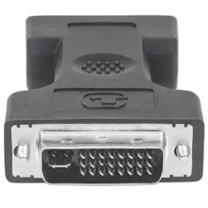 Adaptador Manhattan DVI-A&D HD15H 29M Color Negro