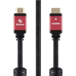 Cable HDMI Steren 4K Tipo Cordón con Filtros de Ferrita 7.2m