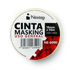 Cinta Masking Nextep Uso General 18mm x 50mts