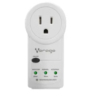 Protector de Voltaje Vorago AVR-300 RJ45/RJ11 Portatil 1800W Electrodomesticos Blanco