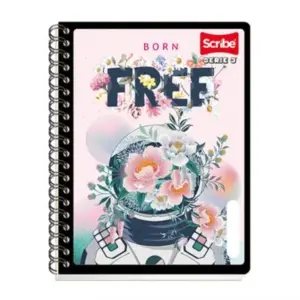 Cuaderno Scribe Espiral Doble Profesional Serie III-D Raya 100 Hojas
