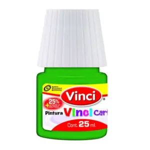 Pintura Cartel Vinci 25 ml Verde Verones #62A Caja c/10 piezas