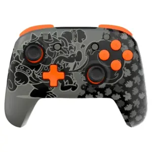 Control de Juego Inalámbrico Turtle Beach Rematch Blackout Bowser para Nintendo Switch