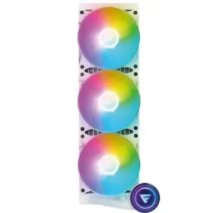 Enfriamiento Líquido Game Factor LQG700 360mm RGB 3 Fan 120mm Color Blanco