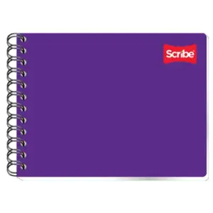 CUADERNO SCRIBE ITALIANO CLASICO BLANCO 100 HJS doble espiral