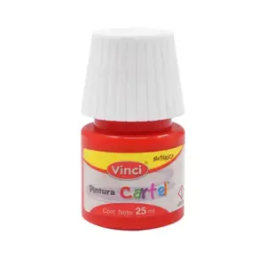Pintura Cartel Vinci 25 ml Geranio #58 Caja c/10 piezas
