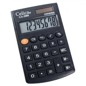 CALCULADORA CELICA BOLSILLO 8 DIGITOS C/CARTERA