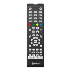 Control Remoto Steren Universal TV 4 en 1 con Autoaprendizaje Color Negro