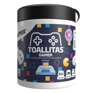 Toallas Húmedas Silimex con Aroma a Chicle para Equipos Gamer C/30 Pz