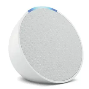 Bocina Inteligente Alexa Amazon Echo Pop Proyección Frontal de 1.95" Wi-Fi/Bluetooth Color Blanco Glaciar
