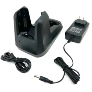 Cuna de Carga Zebra para MC3300 Incluye Fuente d Pod y Cable CC (PWR-BGA12V50W0WW) (CBL-DC-388A1-01) No incluye Cable CA