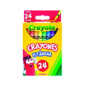 Crayones Crayola Estándar con 24 piezas