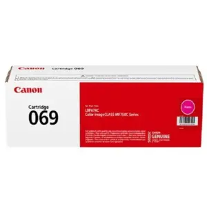 Toner Canon 069 Rendimiento 1900 Páginas Magenta