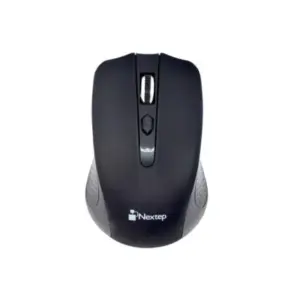Mouse Nextep Inalámbrico USB Color Negro 1600 dpi Baterias Incluidas