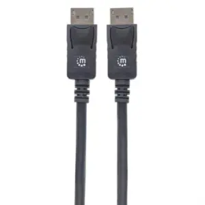Cable Manhattan DisplayPort M-M Blindado 1m Color Negro