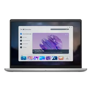 Laptop Dell Pro 14 Essential 14" FHD AMD Ryzen 7-250 16GB 512GB NPU 16 TOPS Radeon 780M W11 Pro 1Y Color Plata Wi-Fi 6