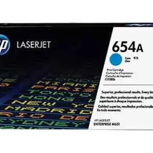 Tóner HP LaserJet 654A Cian