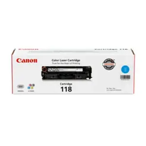 Toner Canon 118 Cyan para ImageClass Series LBP7200Cdn / LBP7660Cdn / MF8350Cdn / MF8380Cdw / MF8580Cdw / MF726Cdw / M