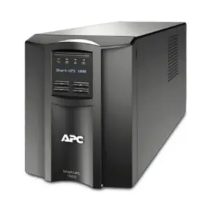 UPS APC 1000VA/700WA Pantalla LCD 120V Conexión Inteligente Torre de Onda Sinusoidal Pura 8 Contactos Color Negro