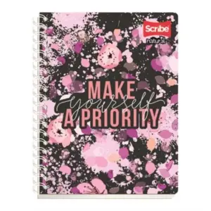Cuaderno Profesional Scribe Natural Raya Espiral Doble 200 hojas