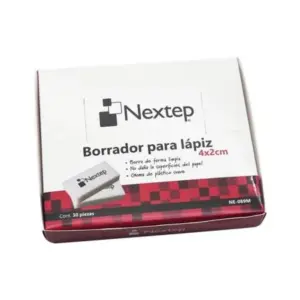 Borrador Nextep para Lapiz Blanco 4x2cm C/30