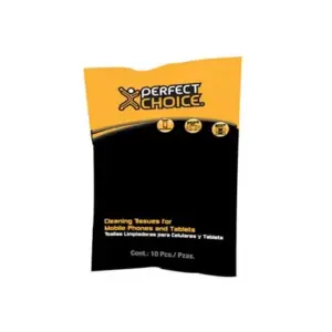 Toallas Limpiadoras Perfect Choice 19x17 cm para Celulares y Tablet