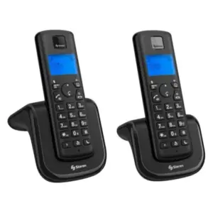 Juego de Teléfono Steren Inalámbrico DECT 6.0 C-Ext
