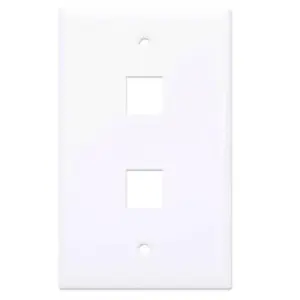 Tapa Intellinet para Caja 2 Perforaciones Color Blanco