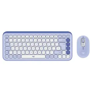 Teclado y Mouse Logitech Pop Icon Lila