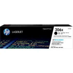 Toner HP LaserJet 206X Color Negro.