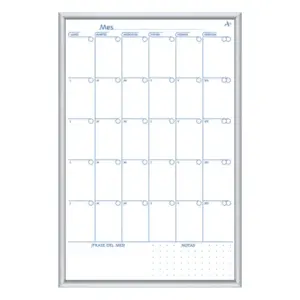 Planeador Alfra mensual metálico clásico 60 × 40 cm