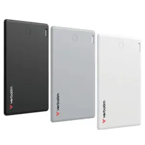 Localizador Verbatim My Finder Bluetooth Tarjeta 3 pack Negro Gris y Blanco